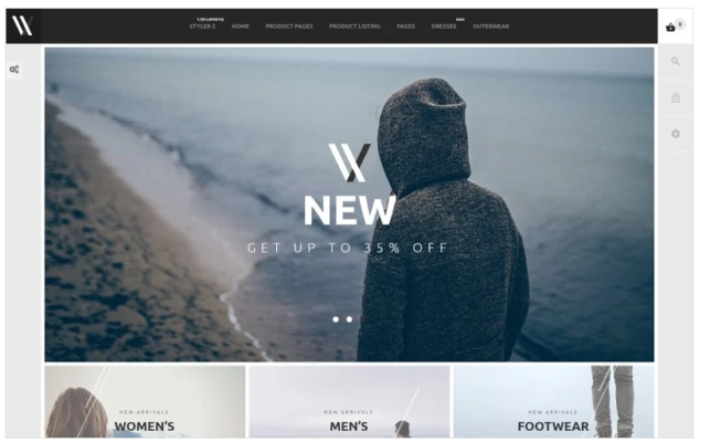 Fashion Store Template PrestaShop Theme WpWar