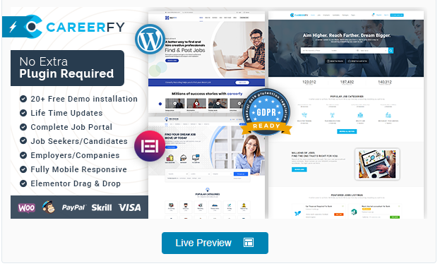 Careerfy – Job Board WordPress Theme