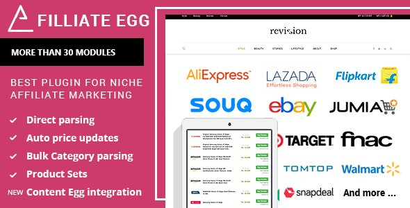 Affiliate Egg – Niche Affiliate Marketing WordPress Plugin 10.9.16