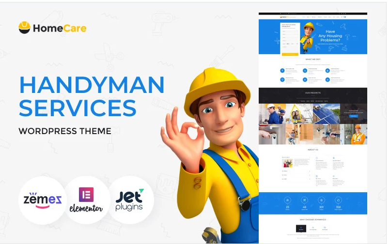 Handyman Services WordPress Theme