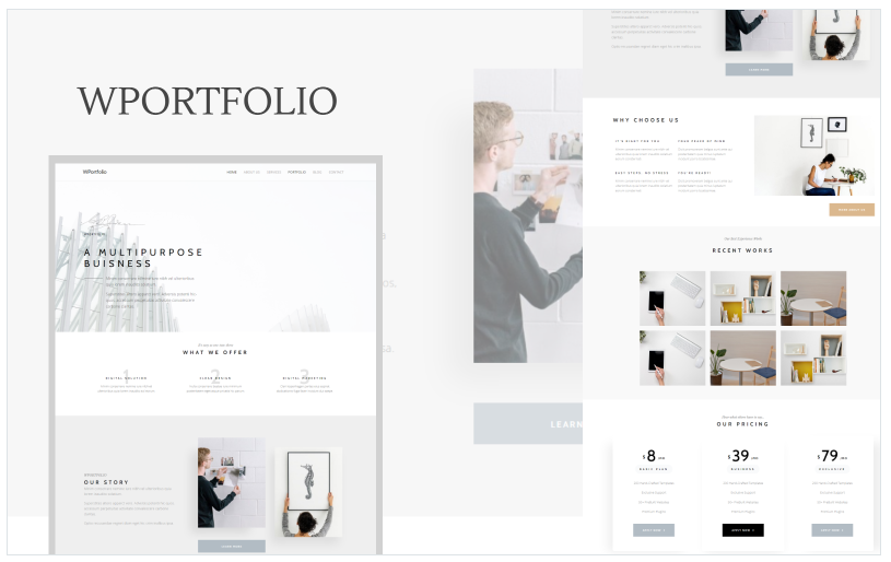 Minimalist Multipurpose WordPress Theme