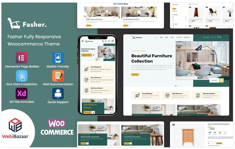 Furniture Elementor WooCommerce Template