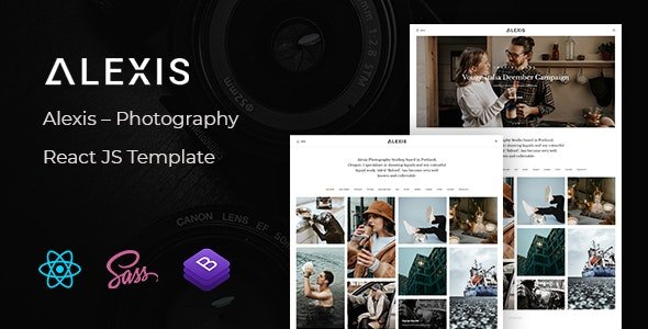 Photography React JS Template