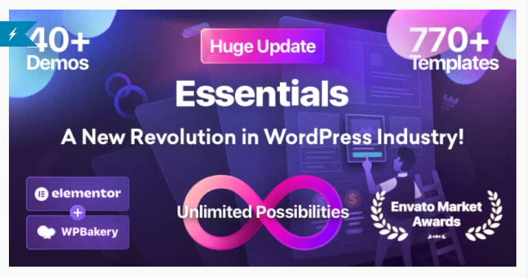 Essentials – Multipurpose WordPress Theme 3.2.0