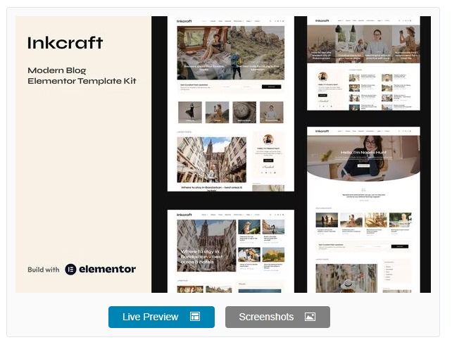 Modern Blog & Magazine Elementor Pro Template Kit