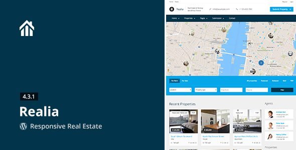 Realia – Responsive Real Estate WordPress Theme