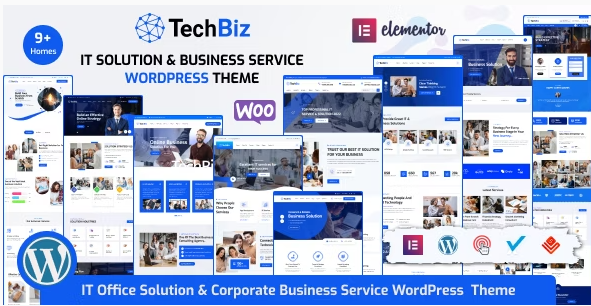 Techbiz – IT Solution & Business Consulting Service WordPress Theme