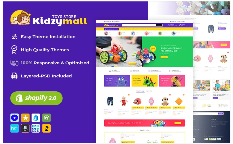 KidzyMall – Kids, Toys and Games Theme for Shopify