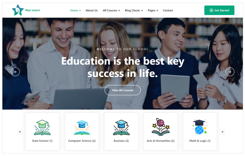 Star Learn – Educational and Online Course WordPress Theme