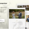 Amelia & James – Wedding Invitation Elementor Template Kit