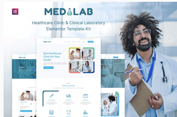 Clinical Laboratory Elementor Template Kit