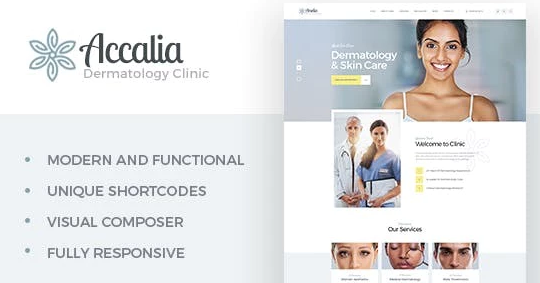 Dermatology Clinic WordPress Theme