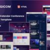 Digicom Event Calendar & Conference HTML5 Template Website Template