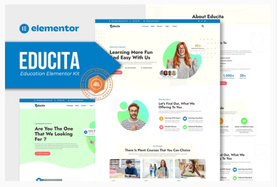 Educita – Education Elementor Template Kit