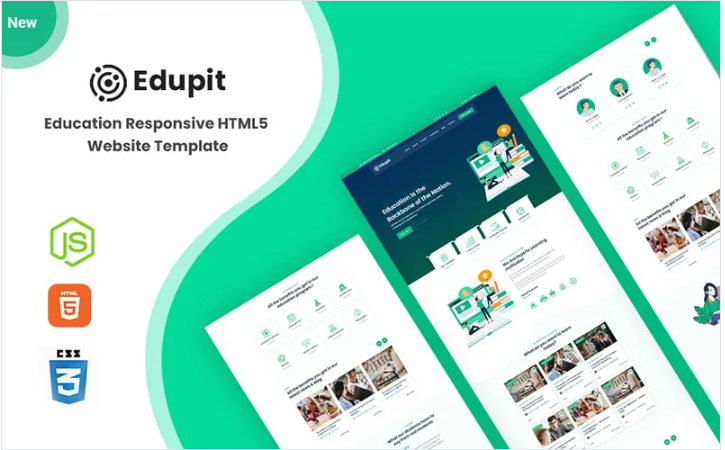 Edupit – Education Responsive HTML5 Website Template