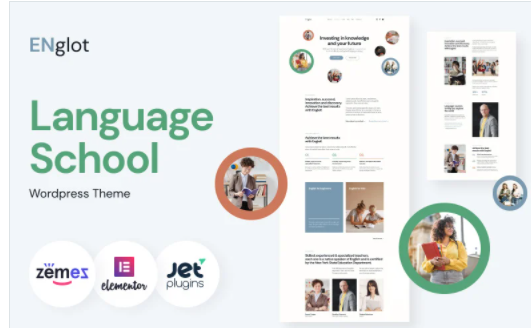 Englot – Clean Language Course WordPress Theme