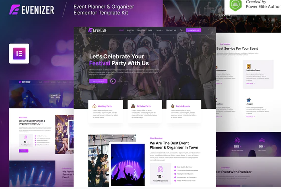 Evenizer Event Planner Organizer Elementor