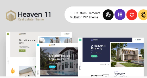 Heaven11 | Property & Apartment Real Estate WordPress Theme