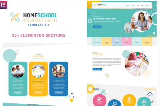 Home-School-Elementor-Template-Kit