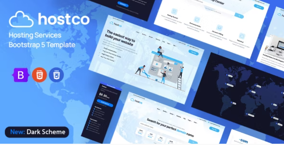 Hostco – Hosting HTML Template