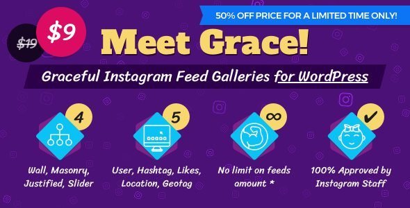 Instagram Feed Gallery Grace for WordPress 4.0.3