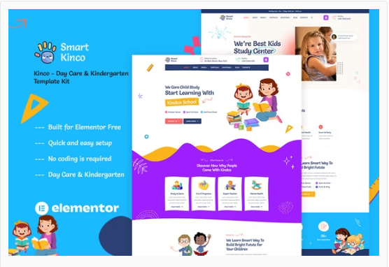 Kinco – Day Care & Kindergarten Elementor Template Kit