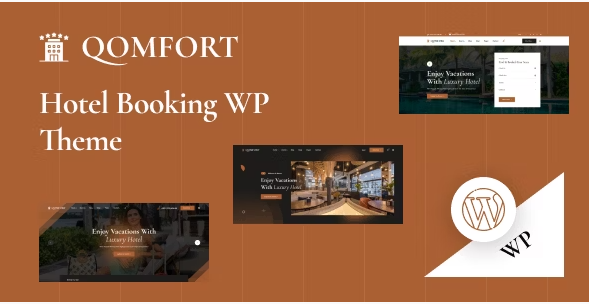 Qomfort – Hotel Booking WordPress Theme 1.0.6