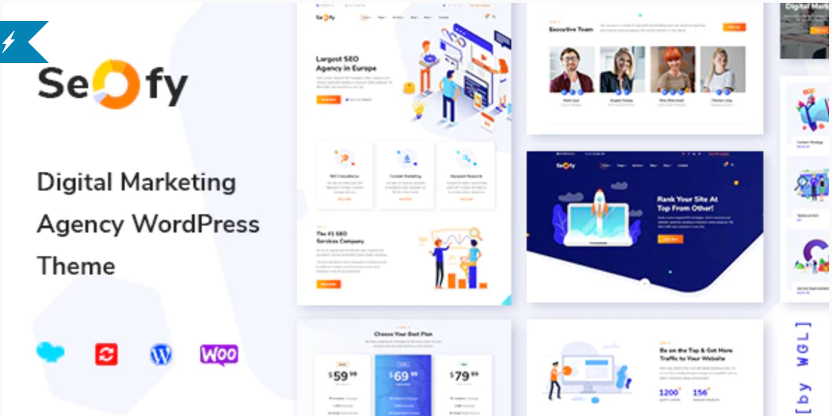 Seofy Digital & Marketing WordPress Theme 1.6.8