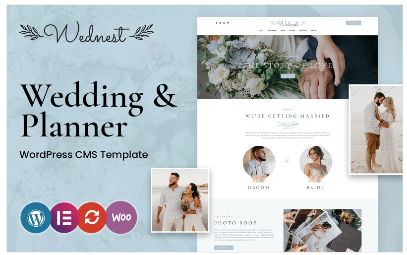 Wednest – Wedding and Event WordPress Theme