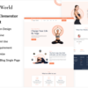 YogaX World – Yoga Class Elementor Template Kit Elementor Kit