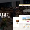 Matur Food Delivery Ordering WordPress Theme 1