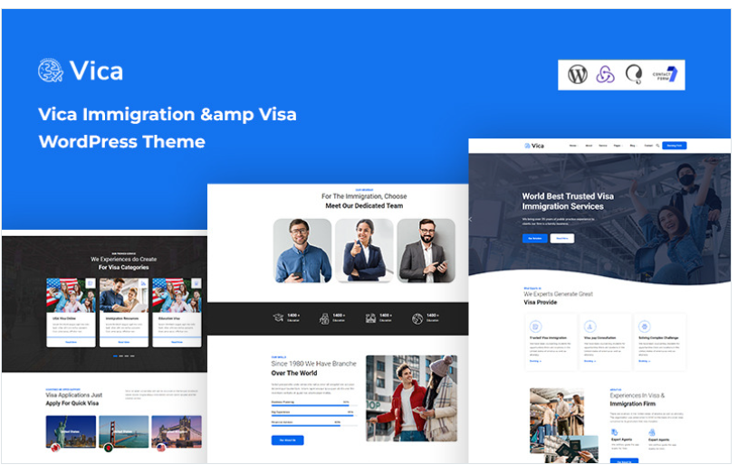 Immigration & Visa WordPress Theme