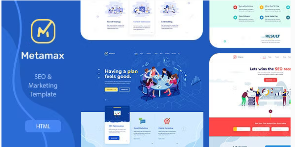 MetaMax – SEO and Marketing HTML Template