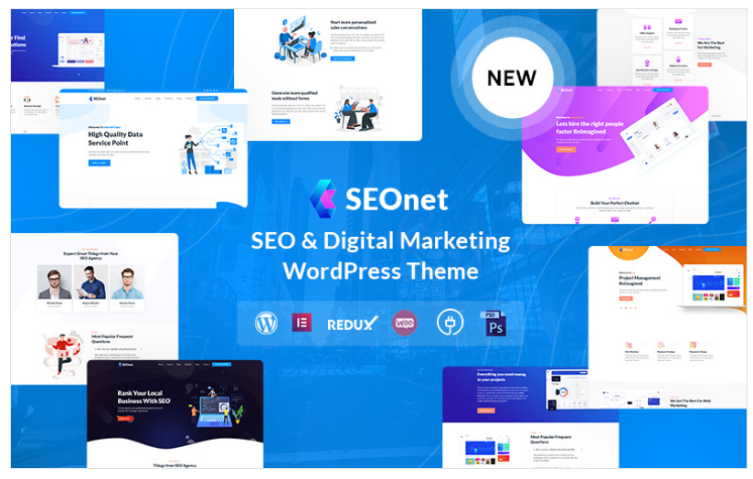 Seonet – SEO and Digital Marketing WordPress Theme