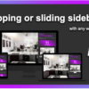 Popping or Sliding Sidebar with any Widget WordPress Plugin