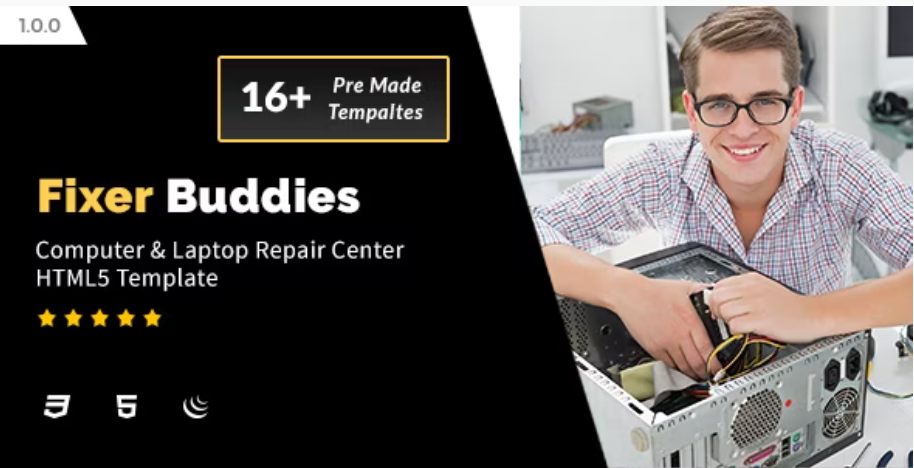 Fixer Buddies – Computer Repair HTML5 Template