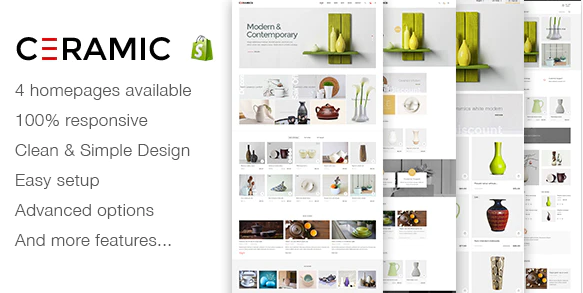 JMS Ceramics – Responsive Shopify Theme