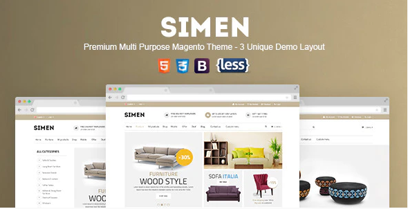 SNS Simen – Responsive Magento Theme