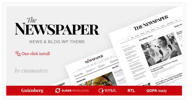 The Newspaper – Magazine Editorial WordPress Theme