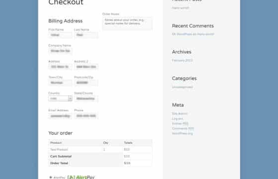 WooCommerce Payza Payment Gateway