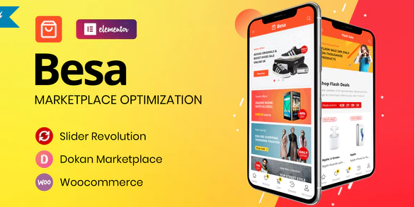 Besa Elementor Marketplace WooCommerce Theme