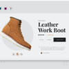 DailyUI.V7 Shoes Product Page Website UI Template