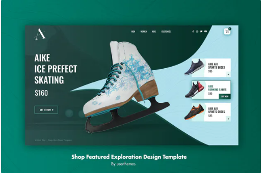 AIKE – Shop Website Featured Exploration Template