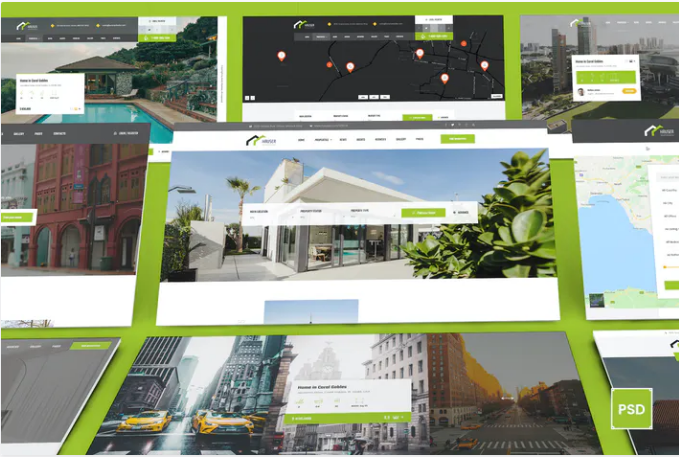 Hauser - Real Estate PSD Template