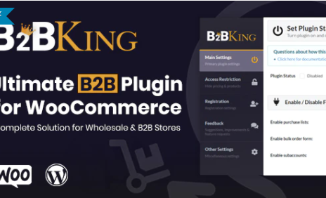 B2BKing – The Ultimate WooCommerce B2B & Wholesale Plugin 5.2.66