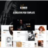 Barber – A Creative PSD Template