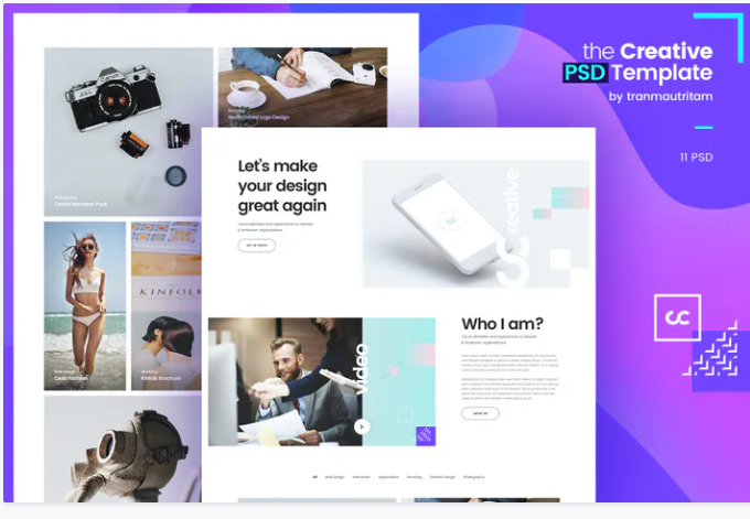 Cesis Creative PSD Template