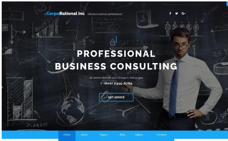 CorpoRational Inc – Business Consulting Joomla Template