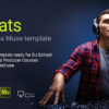 DJ Courses / Scratch School / Music Academy Responsive Muse Template