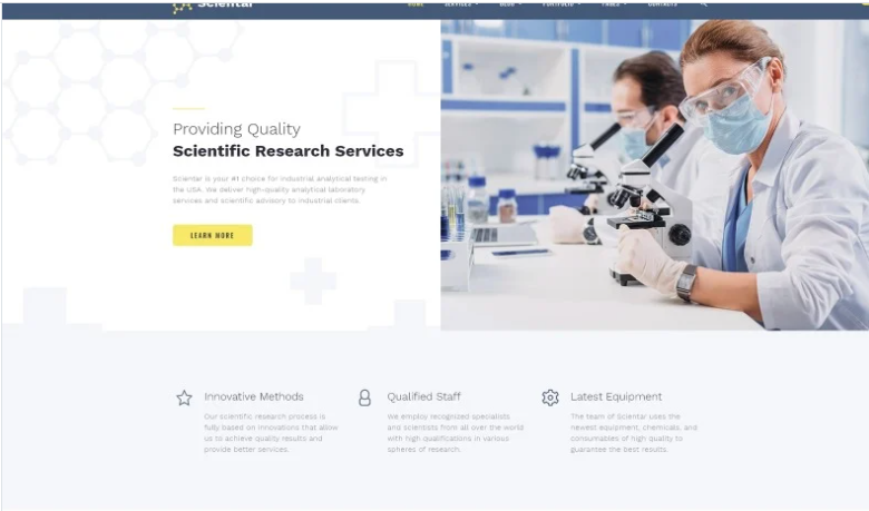 Scientar-Science-Lab-Multipage-Joomla-Template